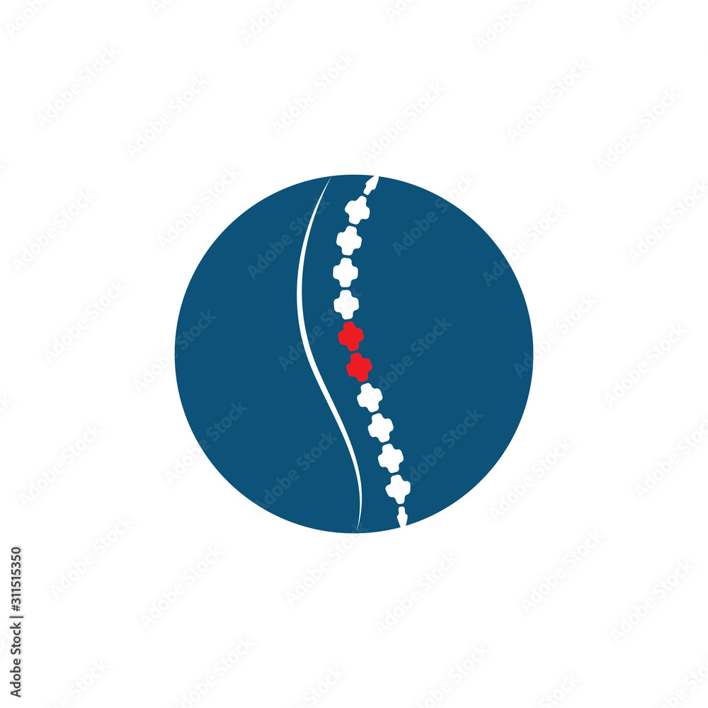 Spine diagnostics symbol logo template vector illustration Spine diagnostics symbol logo template vector illustration
