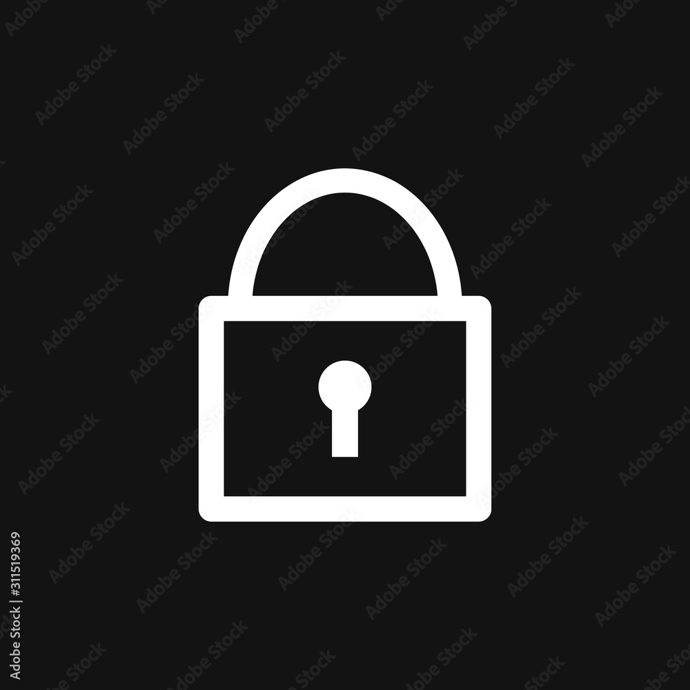 Lock, password. Lock icon. Security symbol for web site design, logo, app, UI. Logo pictogram. Padlock. Outline vector illustration Lock, password. Lock icon. Security symbol for web site design, logo, app, UI. Logo pictogram. Padlock. Outline vector illustration