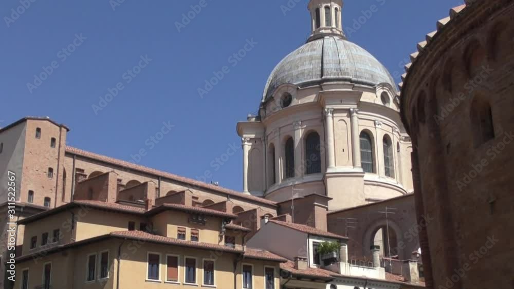 Saint Andrea Basilica. View from Erbe square Saint Andrea Basilica. View from Erbe square