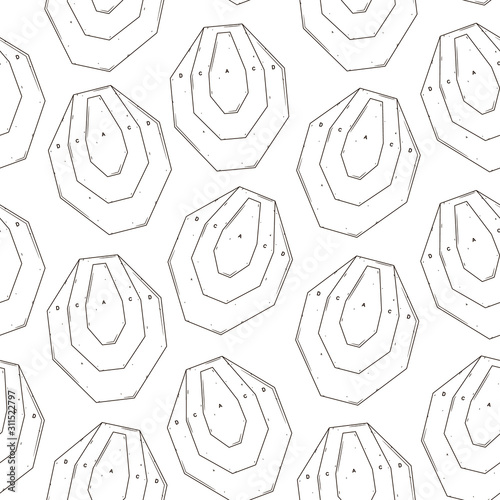 Seamless pattern with target. Vector illustration for your design