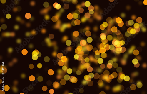 party confettie bokeh lights