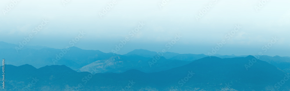 A continuous mountain. Background of Chinese ink painting. A continuous mountain. Background of Chinese ink painting.