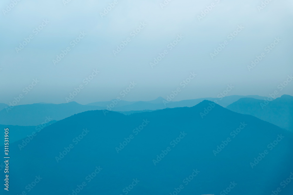 A continuous mountain. Background of Chinese ink painting. A continuous mountain. Background of Chinese ink painting.