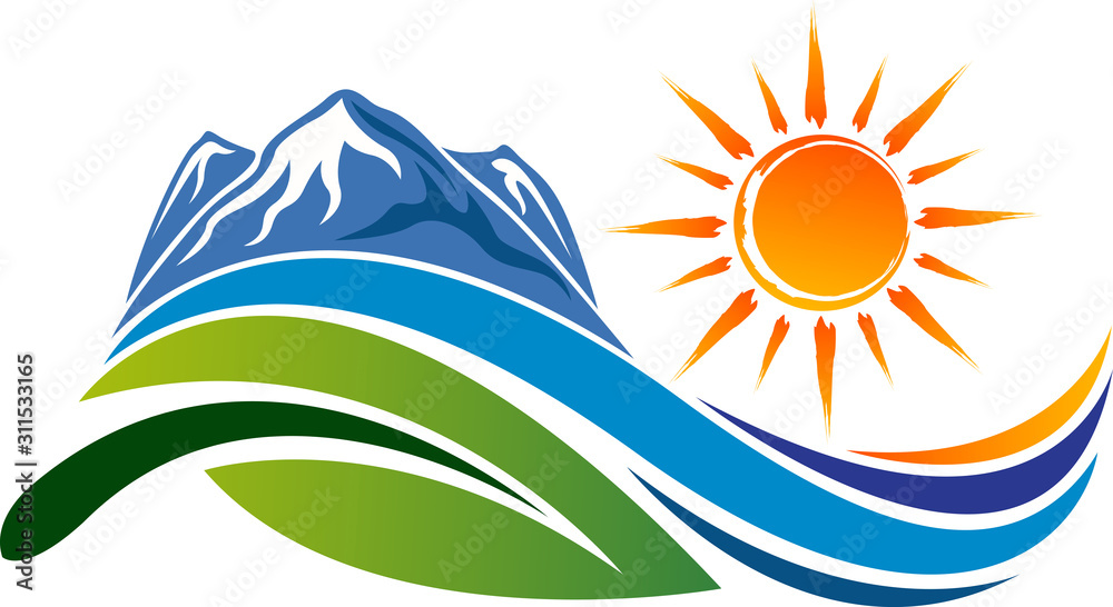 Obraz premium natural logo