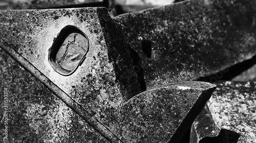 Old stones of a cemetery.
