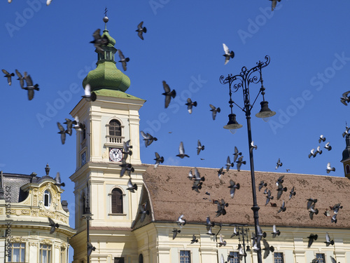 Hermannstadt, Stadtzentrum, katholische Garnisonskirche, Rumäni photo