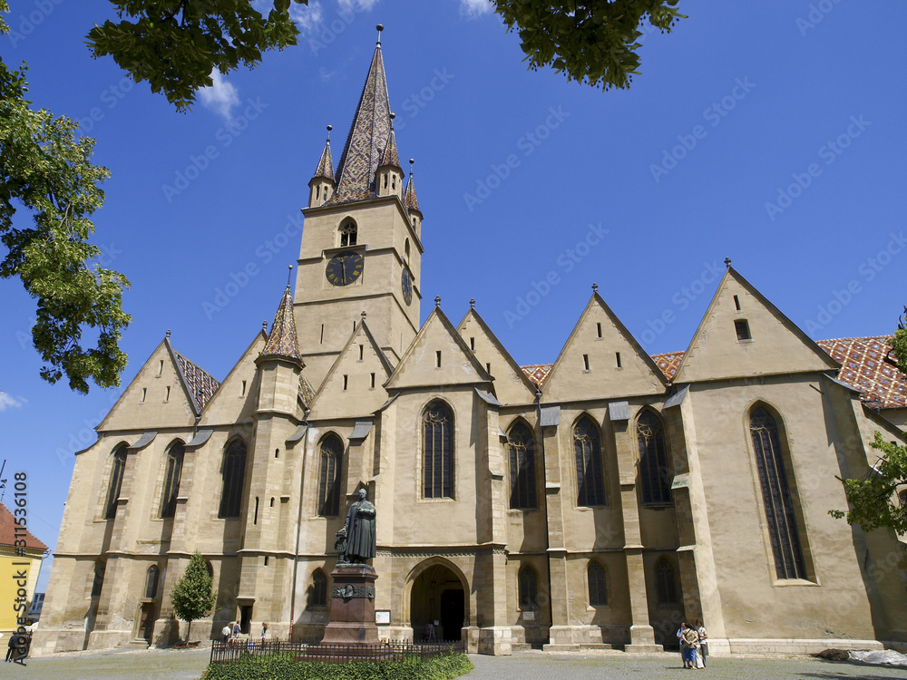 Hermannstadt, Stadtzentrum, evangelische Stadtpfarrkirche, Rumä