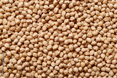 chickpeas to view, textured background of chickpea