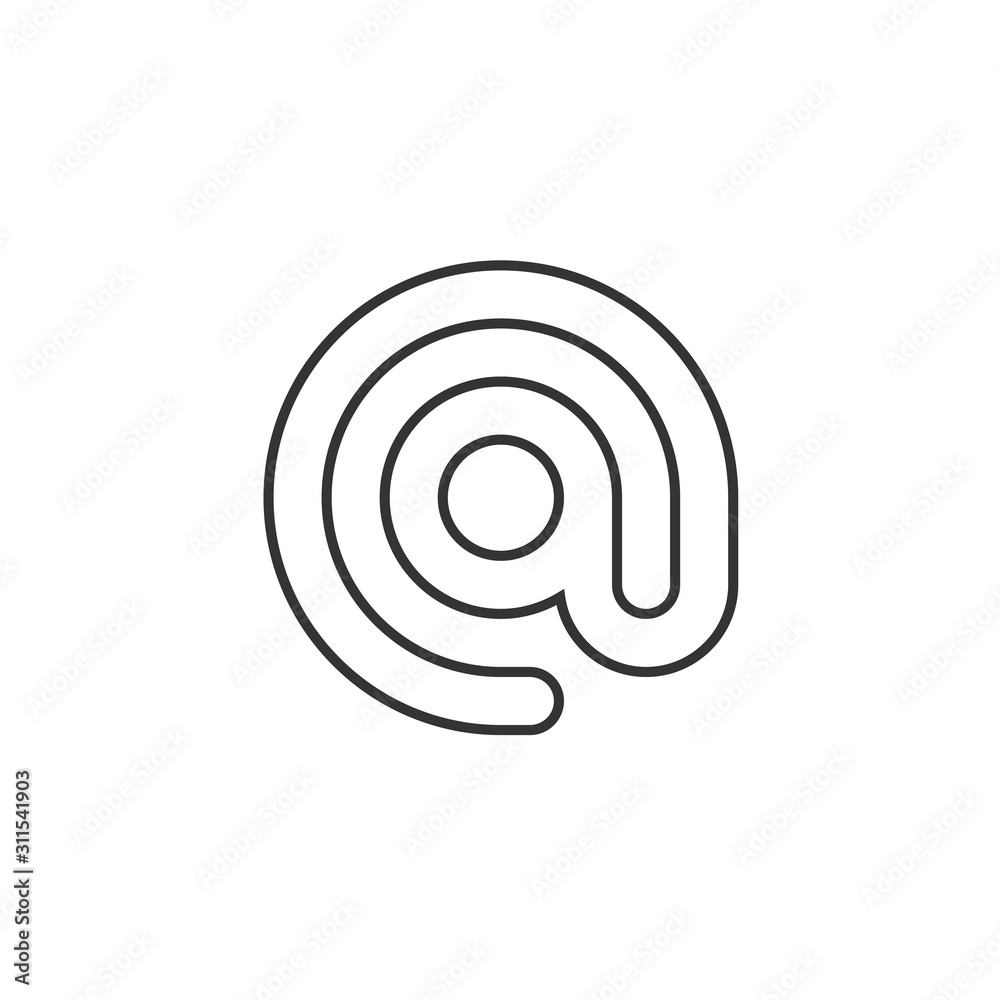 @ email icon vector illustration for website and design icon @ email icon vector illustration for website and design icon