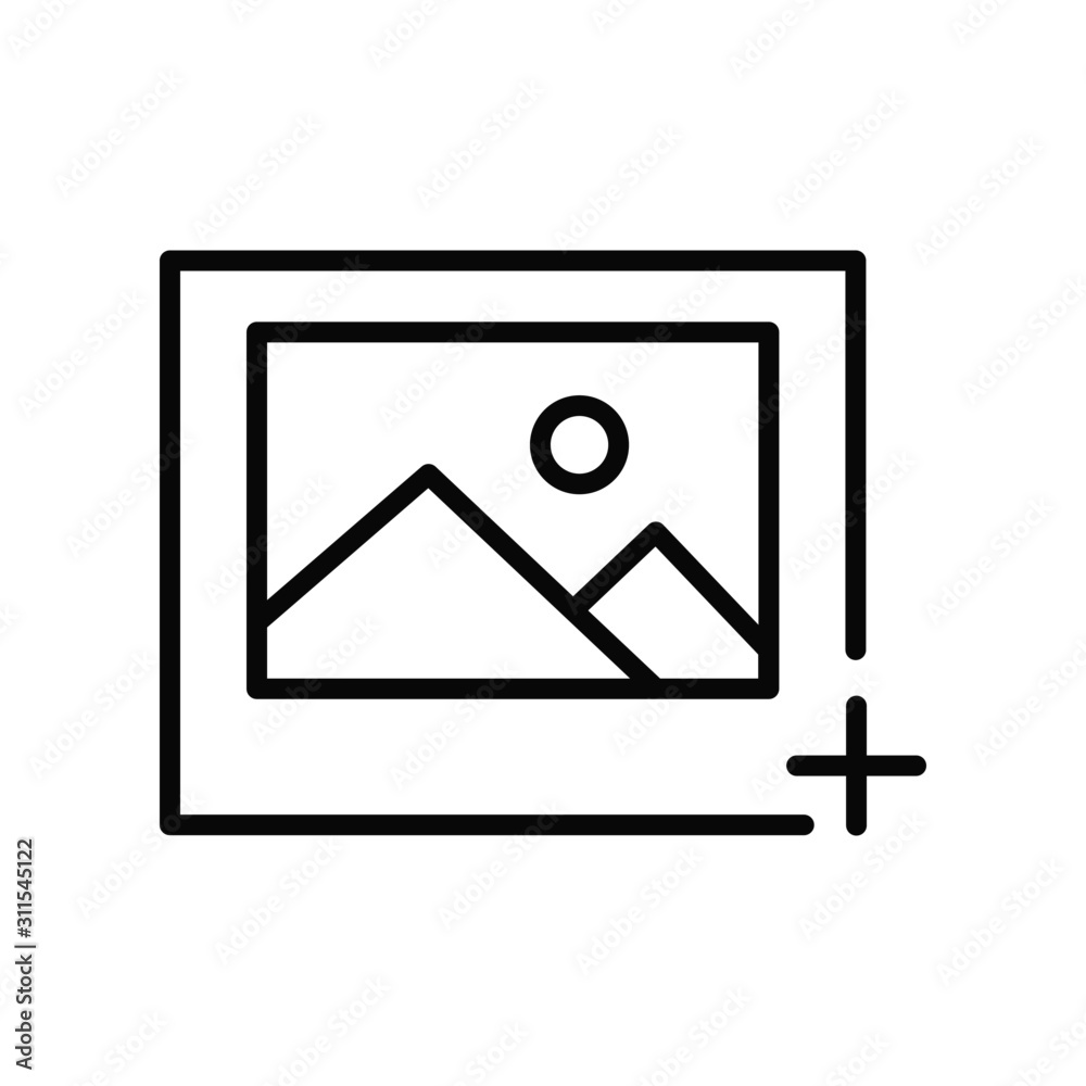 photo vector isolated icon. add picture symbol isolated vector photo vector isolated icon. add picture symbol isolated vector