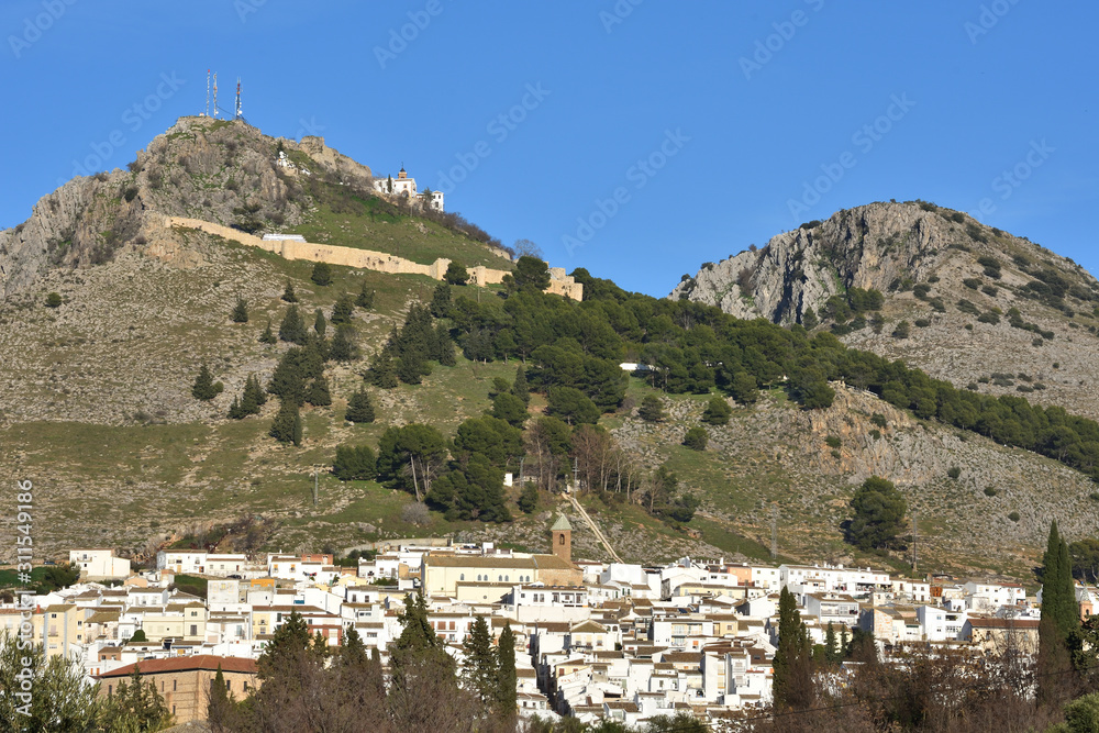 Panoramic view of Archidona, a beautiful town in the interior of the province of Malaga