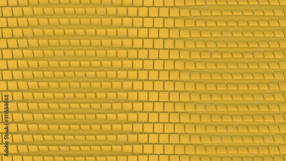 Abstract 3d geometric square shapes moving like waves. Colored cube object animation. Seamless loop 4k. Abstract 3d geometric square shapes moving like waves. Colored cube object animation. Seamless loop 4k.