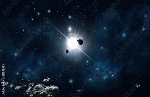 star field space background