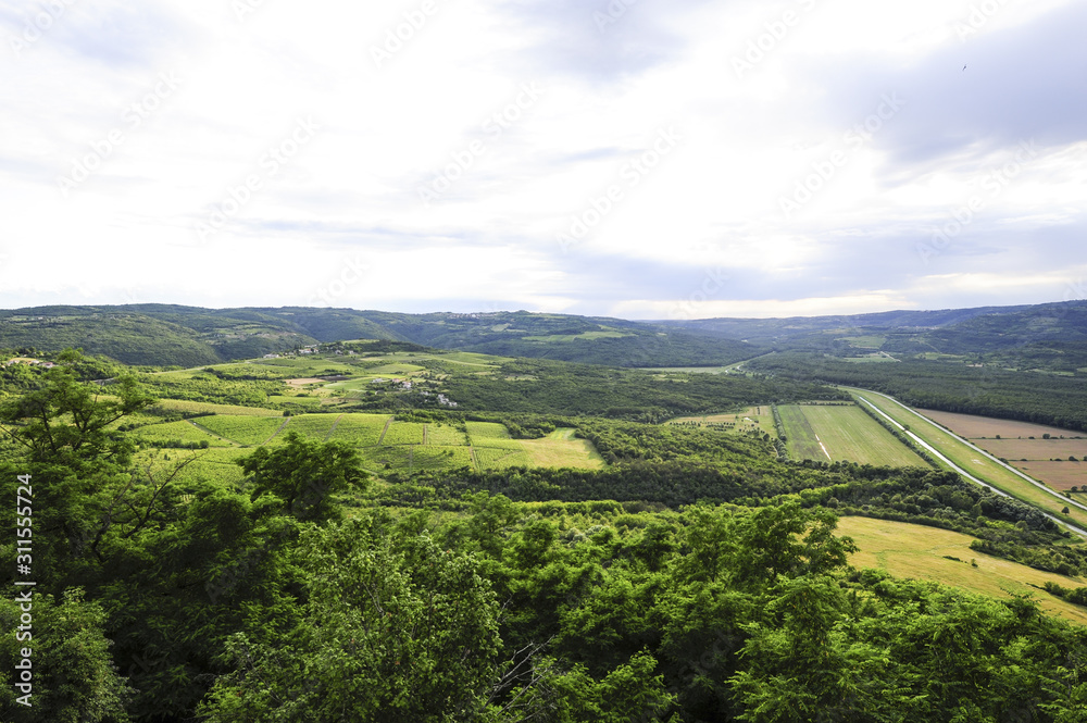 Fototapeta premium Istrien, Kroatien, Motovun