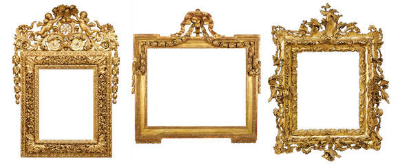 antique isolated picture frame