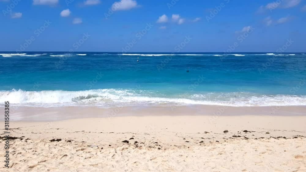 Sandy beach in Bali, Indonesia Sandy beach in Bali, Indonesia
