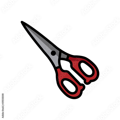kitchen shears - scissor icon vector design template