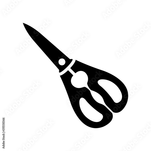 kitchen shears - scissor icon vector design template