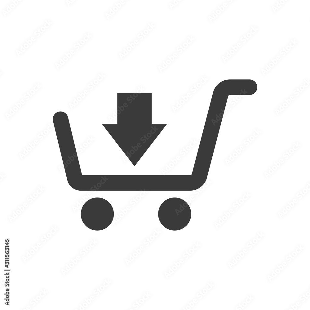Shopping cart icon vector logo symbol illustration EPS 10 Shopping cart icon vector logo symbol illustration EPS 10