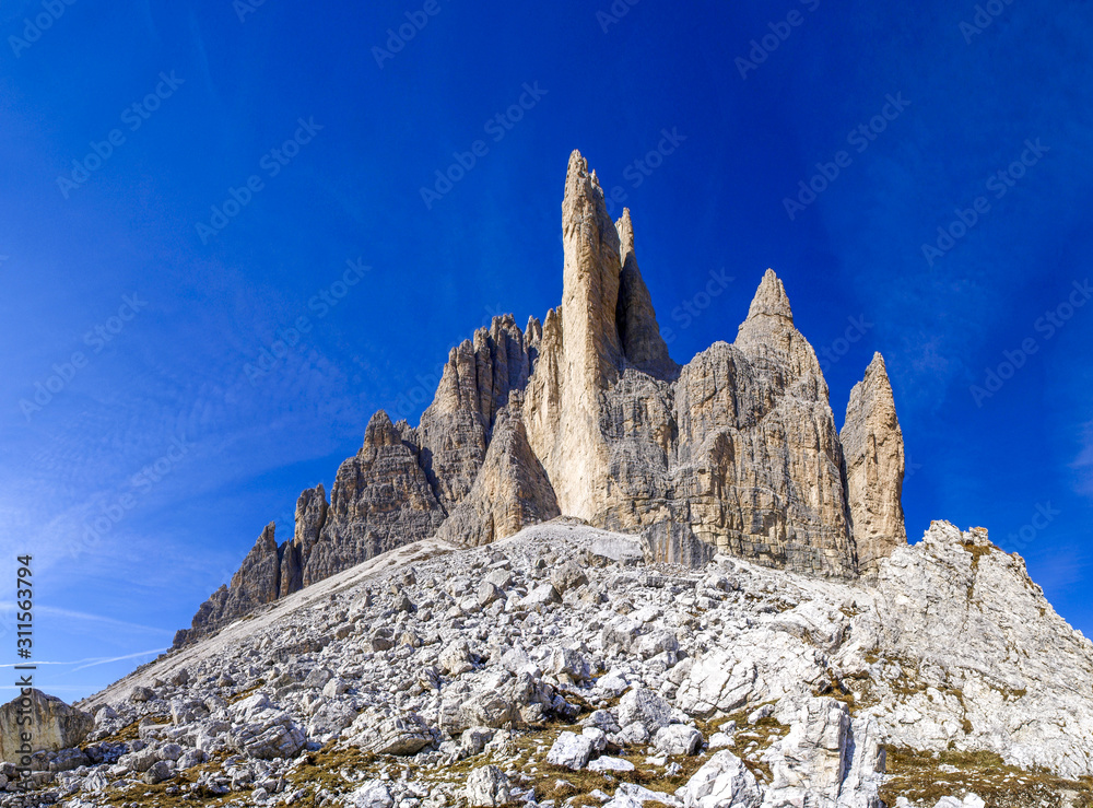 Die Drei Zinnen, Dolomiten, Südtirol, Italien Die Drei Zinnen, Dolomiten, Südtirol, Italien