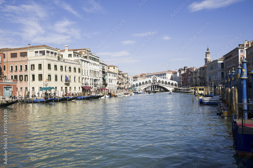 Venedig, Rialto Brücke, Ponte de Rialto, Italien, Venetien