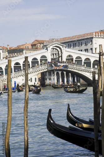 Venedig, Rialto Brücke, Ponte de Rialto, Italien, Venetien