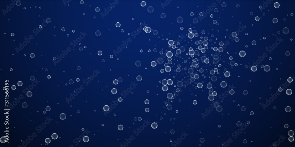 Soap bubbles abstract background. Blowing bubbles 