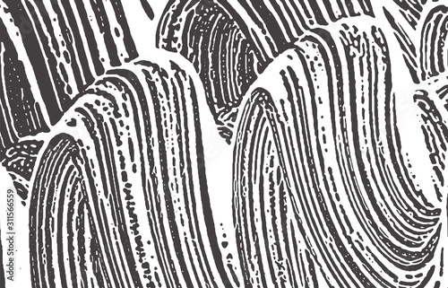 Grunge texture. Distress black grey rough trace. A