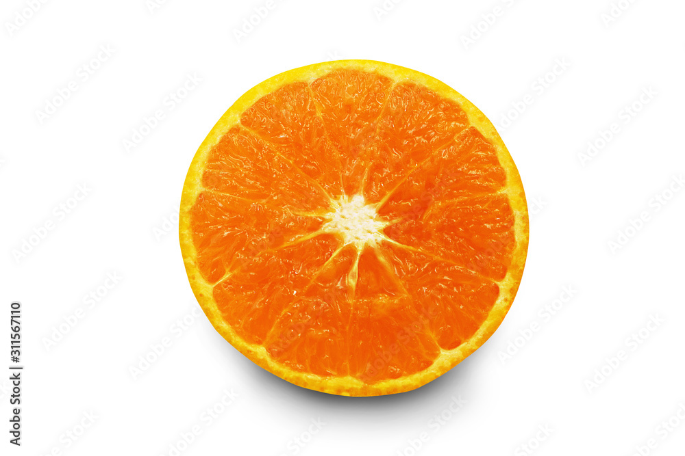 Fresh orange fruit isolated on white background, with clipping path. Fresh orange fruit isolated on white background, with clipping path.