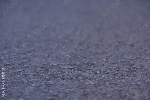 main road with asphalt