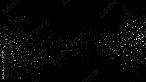stars on black background