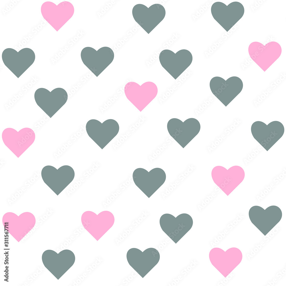 pink heart valentine texture pattern