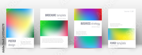Flyer layout. Minimalistic decent template for Bro