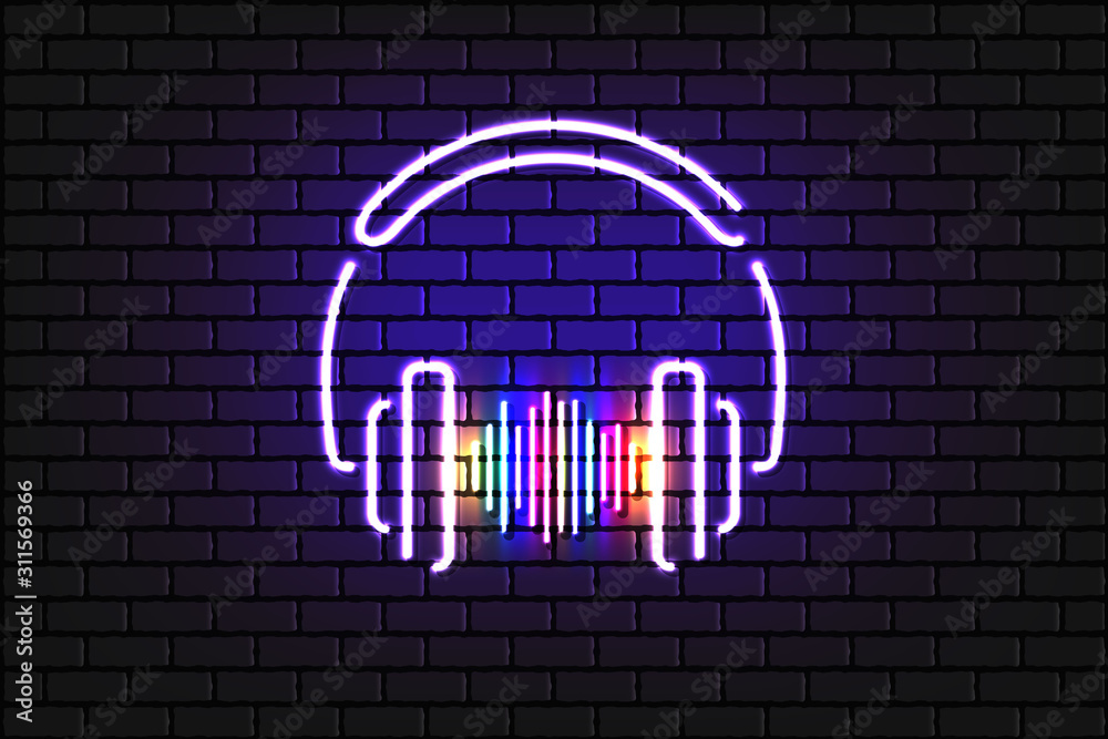 Neon beats online headphones
