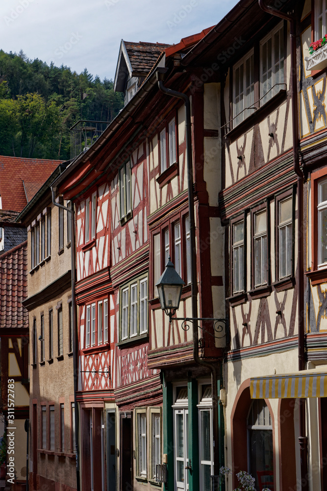 Historisches Stadtbild von Miltenberg, Landkreis Miltenberg, Unterfranken, Franken, Bayern, Deutschland