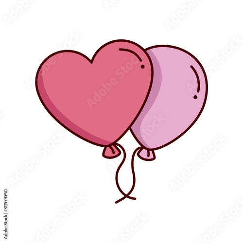valentines day balloons helium decoration design