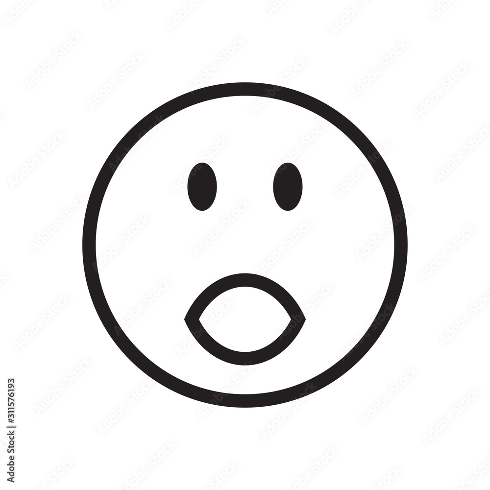 Emoticon icon logo vector design template Emoticon icon logo vector design template