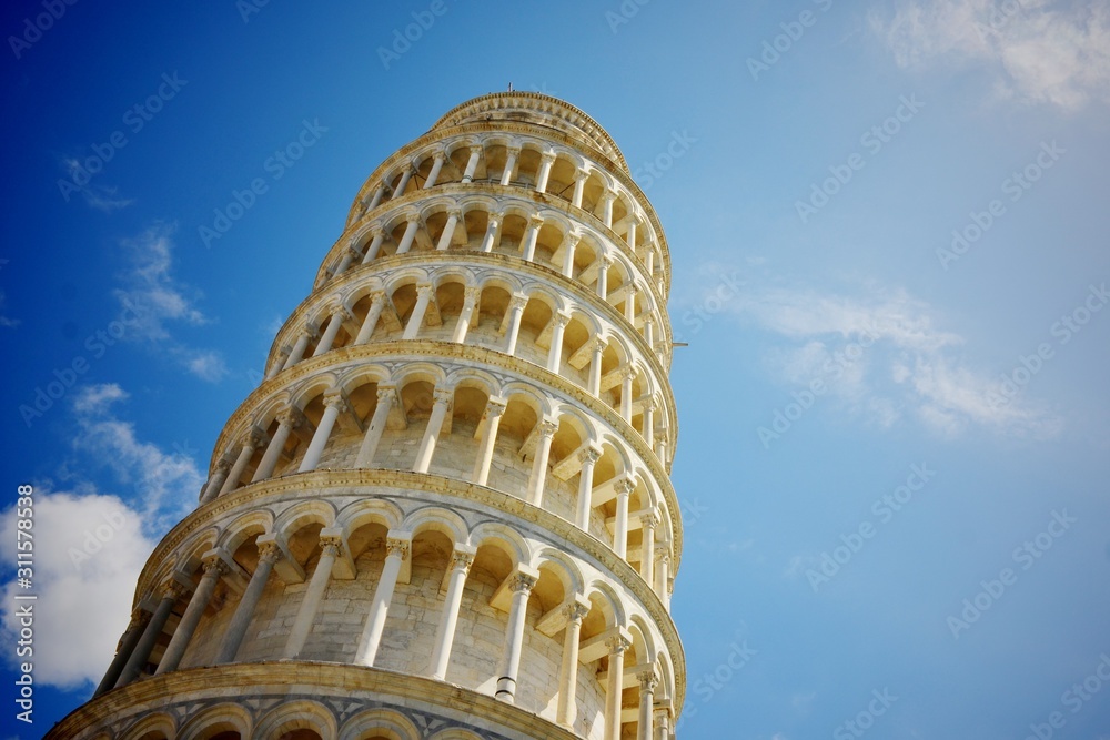 tower of Pisa, italy,
