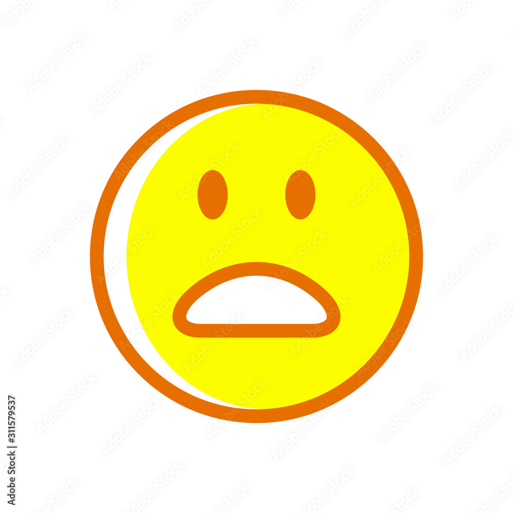 Emoticon expression icon vector