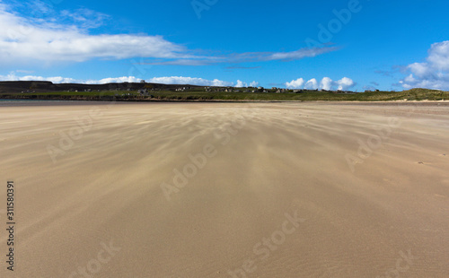 Dunnet Bay - flowing sand - I - Caithness- Scotland