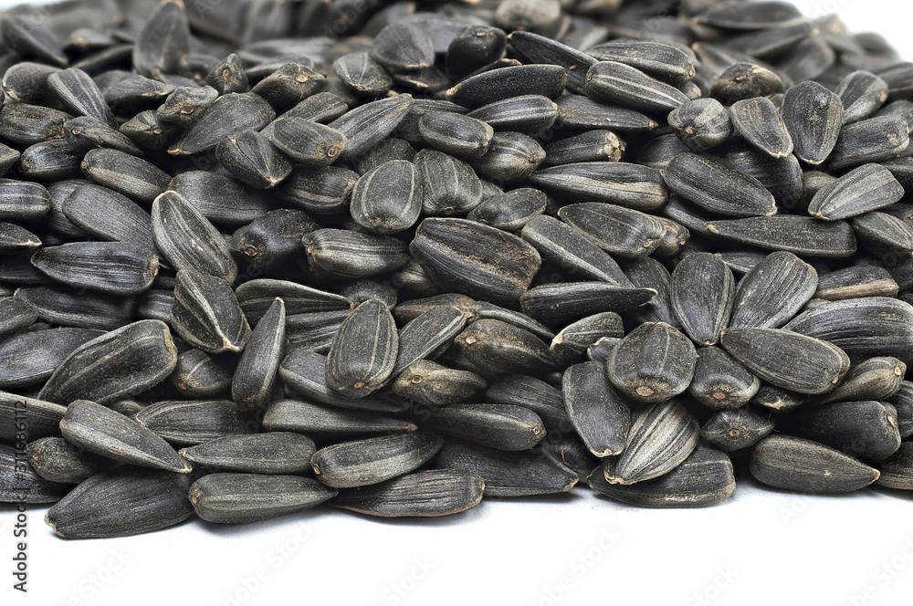Roasted sunflower seeds large texture. For texture or background Roasted sunflower seeds large texture. For texture or background