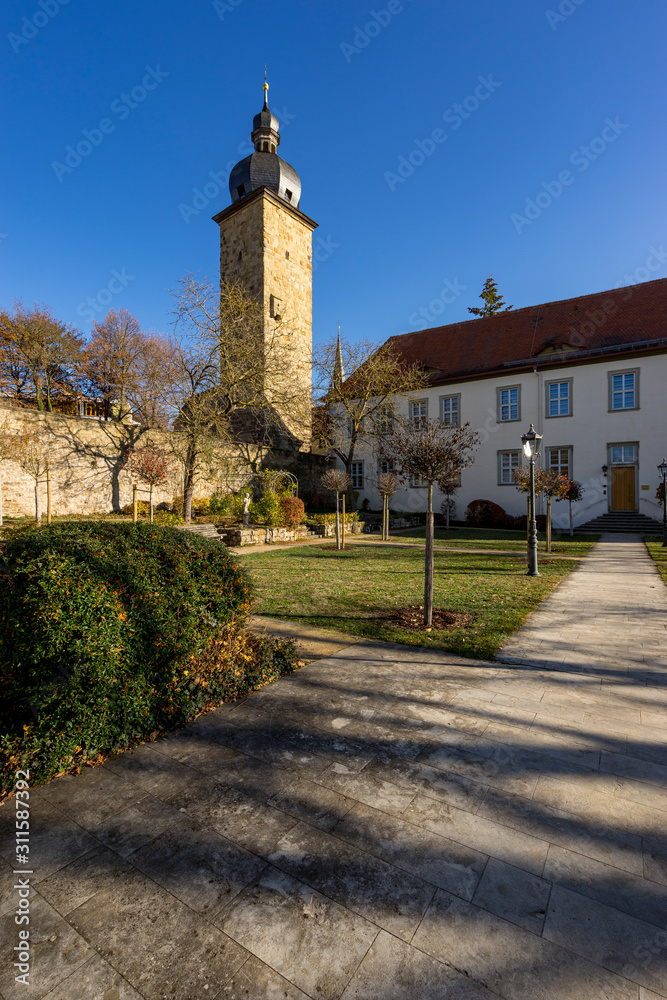 Historischer Ortskern von Zeil am Main, Landkreis Haßberge, Unterfranken, Franken, Bayern, Deutschland