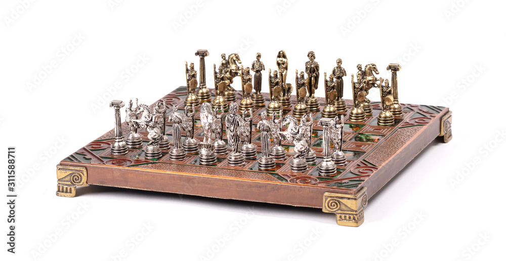 Chess pieces, for business strategy concept Chess pieces, for business strategy concept
