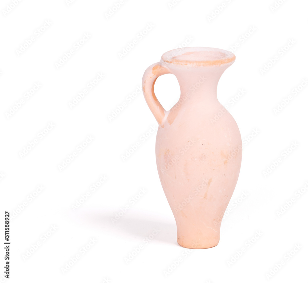 Small amphora isolated