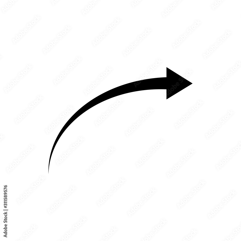 arrow indicates direction trendy flat design arrow indicates direction trendy flat design