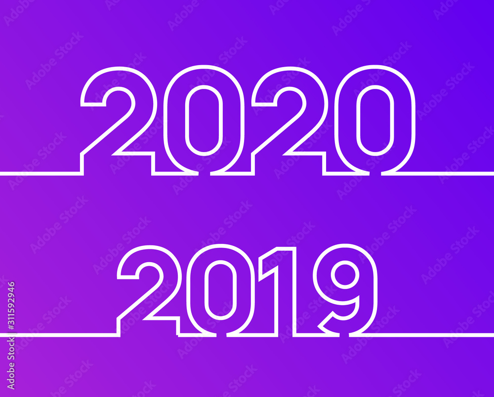 2020 new year design happy vector logo calendar. 2020 typography card 2020 new year design happy vector logo calendar. 2020 typography card