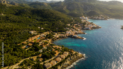 the town of Sant elm, Majorca, Spain
