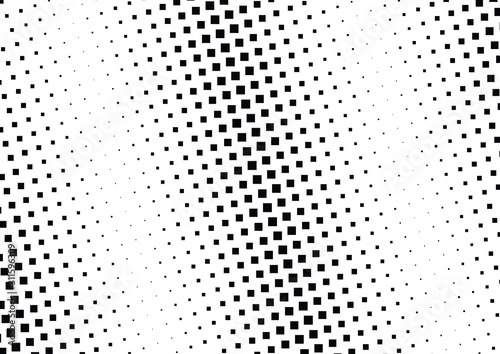 Abstract halftone dotted background. Monochrome pattern with square. Vector modern pop art texture for posters, sites, cover, business cards, postcards, grunge art, labels layout, stickers.