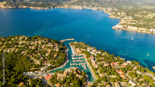 the Marina in Santa Ponsa Majorca Spain