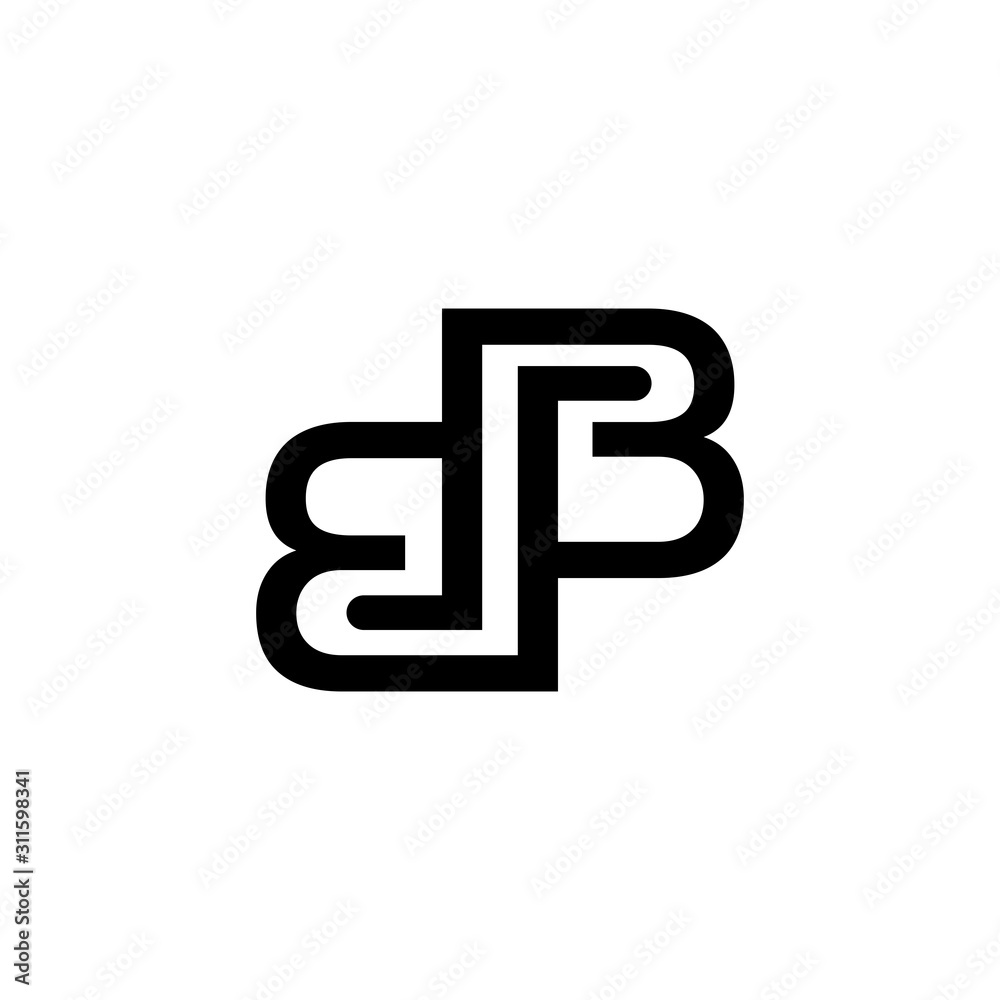 abstract initial letter B logo design template abstract initial letter B logo design template